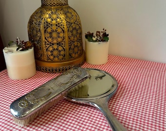 Tuya - Rare Haunted Sakadam Spirit Companion | Antique Mirror & Brush Vessel | Amazonian Mountain Demon | Family Heirloom,  Witch Ally