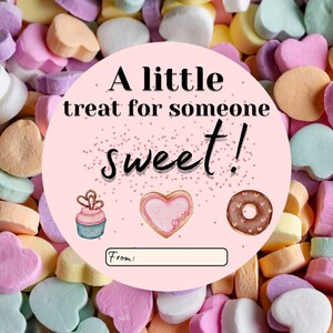 Valentinstag Label Printable / Cookie Valentine Label