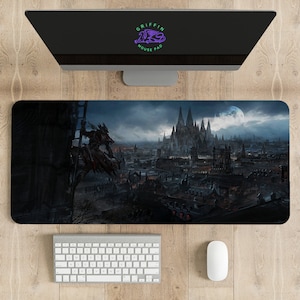 Alfombrilla de ratón Bloodborne, impresión personalizada en diferentes tamaños, alfombrilla de ratón para juegos, alfombrilla de ratón personalizada, juego, anime, alfombrilla de escritorio