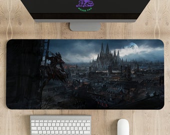 Bloodborne Mouse Pad , Different sizes Personalized Printing, Gaming Mouse Pad, Customized Mouse Pad, Game,  Anime, Desk Mat