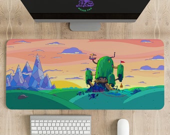 Adventure Time Mauspad # 2, verschiedene Größen, personalisierter Druck, Gaming-Mauspad, individuelles Mauspad, Spiel, Anime, Schreibtischmatte