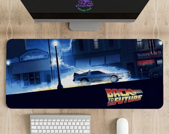 Back to the Future Mouse Pad, Different sizes Personalized Printing, Gaming Mouse Pad, Customized Mouse Pad, Game,  Anime, Desk Mat