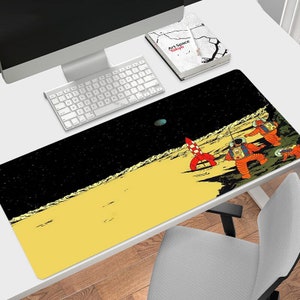 The Adventures of Tintin Mouse Pad , Different sizes Personalized Printing, Gaming Mouse Pad, Customized Mouse Pad, Game,  Anime, Desk Mat