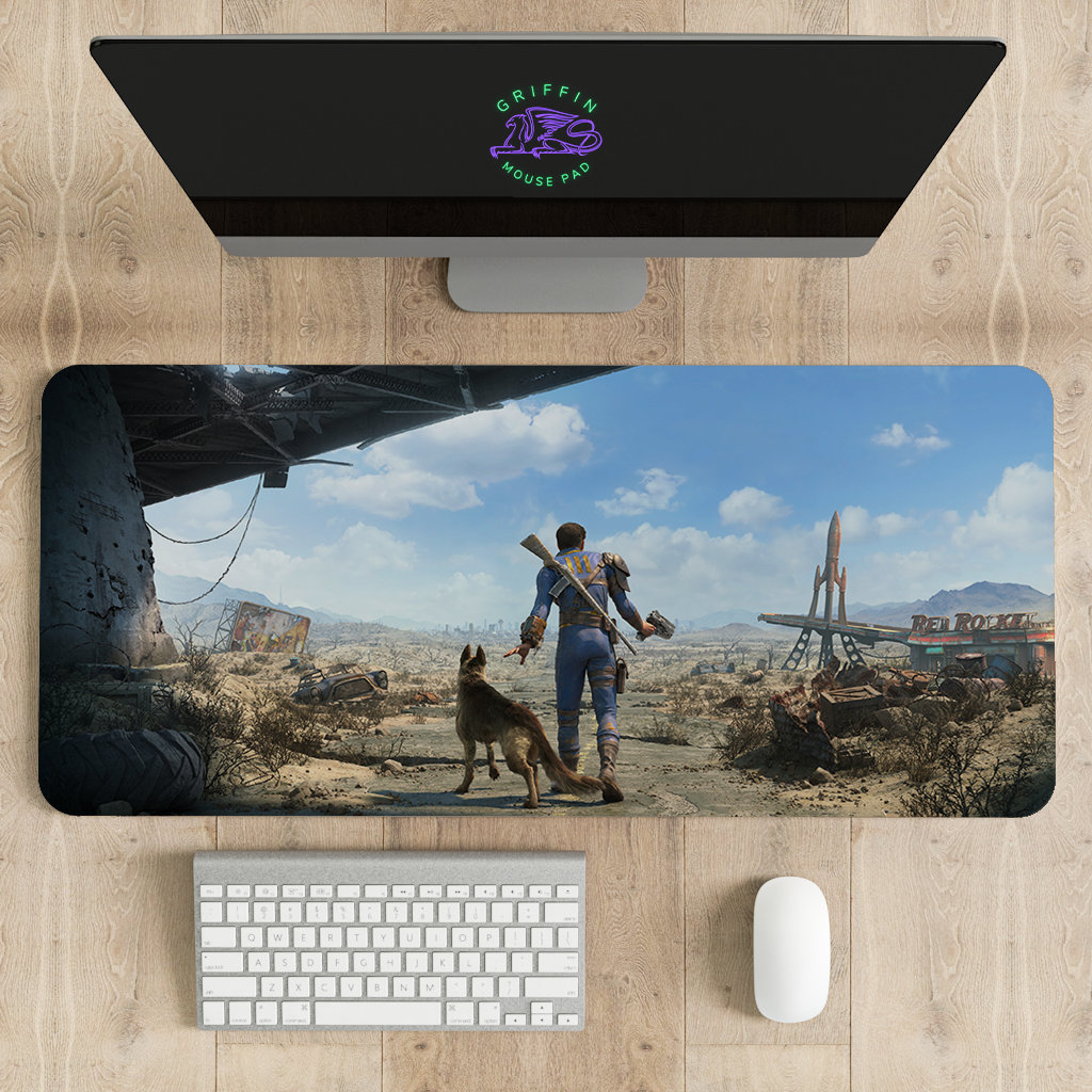 Fallout Mouse Pad , Different sizes Personalized Printing, Gaming Mouse Pad, Customized Mouse Pad, Game,  Anime, Desk Mat