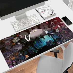 Hollow Knight Mouse Pad, Different sizes Personalized Printing, Gaming Mouse Pad, Customized Mouse Pad, Game,  Anime, Desk Mat