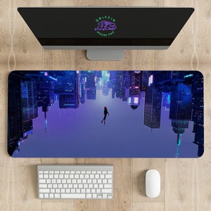 Spider-Man Into the Spider-Verse Mouse Pad, Different sizes Personalized Printing, Gaming Mouse Pad, Customized Mouse Pad, Anime, Desk Mat
