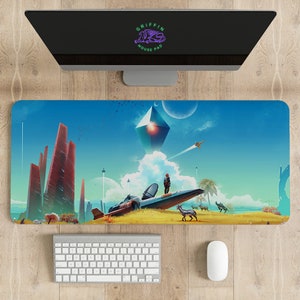 No Man's Sky Mouse Pad #3, Different sizes Personalized Printing, Gaming Mouse Pad, Customized Mouse Pad, Game,  Anime, Desk Mat
