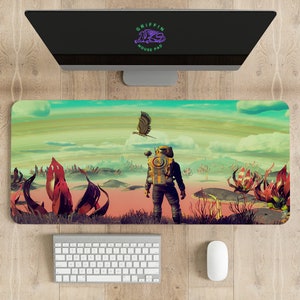 No Man's Sky Mouse Pad , Different sizes Personalized Printing, Gaming Mouse Pad, Customized Mouse Pad, Game,  Anime, Desk Mat