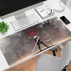 Nier Automata Mouse Pad , Different sizes Personalized Printing, Gaming Mouse Pad, Customized Mouse Pad, Game,  Anime, Desk Mat