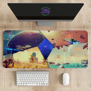 No Man's Sky Mouse Pad #2, Different sizes Personalized Printing, Gaming Mouse Pad, Customized Mouse Pad, Game,  Anime, Desk Mat