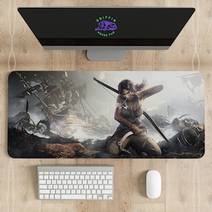 Tomb Raider Mouse Pad, Diverse dimensioni Stampa personalizzata, Gaming Mouse Pad, Tappetino per mouse personalizzato, Gioco, Anime, Tappetino da scrivania