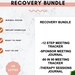 RECOVERY BUNDLE Includes 4 Files to Print or Download 12 - Etsy