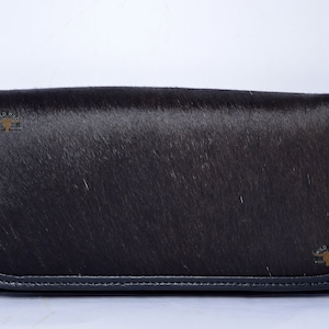 Sac à main en cuir de vachette | Portefeuille d’embrayage en cuir véritable | Sac de poignée pour dames | Porte-monnaie pour femmes avec porte-cartes | Cadeau pour elle