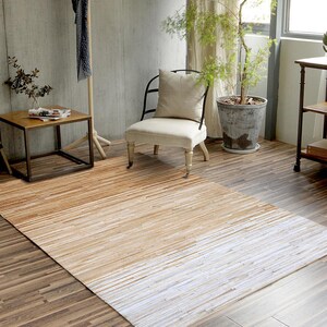 Natural Cowhide Patchwork Rug | Handmade Cowhide Carpet | Home Décor Cow Skin Rug | Hair-on-Leather Patchwork Rug | Cowhide Hallway Runner