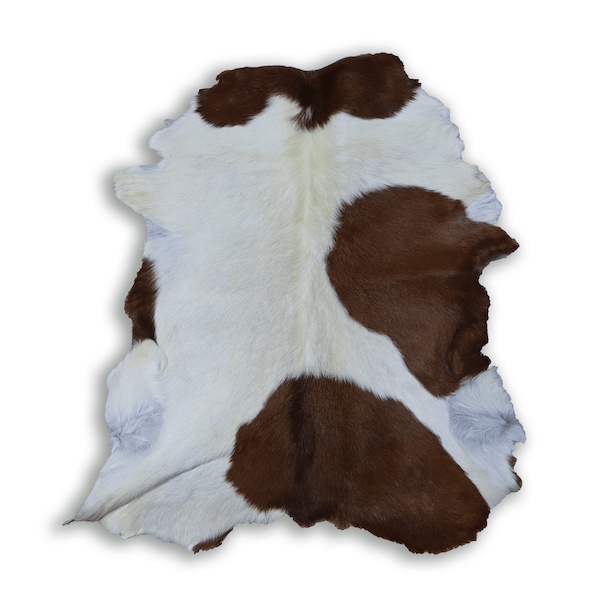 Tappeto in pelle di capra naturale / Pelle di capra con pelo su pelle / Pelle di capra morbida e pulita / Pelle di agnello liscia come la seta
