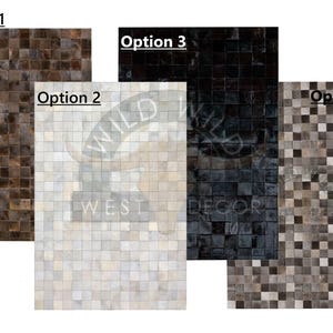 Natural Cowhide Patchwork Rug | Handmade Cowhide Carpet | Home Décor Cow Skin Rug | Hair-on-Leather Patchwork Rug | Cowhide Hallway Runner