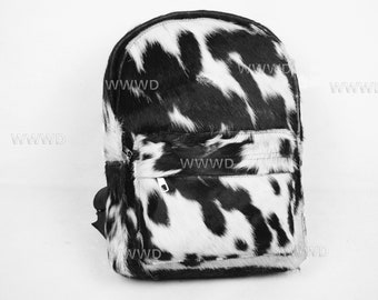 Cowhide Leather Backpack | Unisex LEATHER Travel BACKPACK | Laptop Backpack | Diaper Bag | School Bag | Essentials Bag | Gift for Him/Her