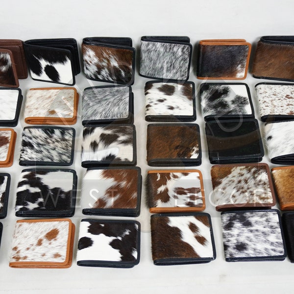Cow Leather Wallet Etsy