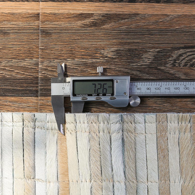 Natural Cowhide Patchwork Rug Handmade Cowhide Carpet Home Décor Cow