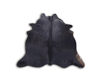Natural Brazilian Cowhide Area Rug | Hair-on Leather Home Decor Carpet