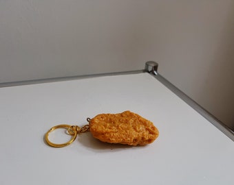 Fancy Nugget Keychain Schlüsselanhänger Keyholder Fast Food Chicken