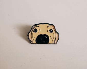 Labrador Retriever Pin • Dog Face Brooch • Cute Lab Lapel Pin • Dog Lover Gift • Pet Accessory • Animal Badge for Jackets & Bags