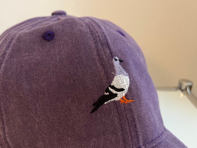 Cap Taube stone washed Mütze pigeon Baseballcap Käppi Vintage Look Brieftaube Dad Hat Bild 5