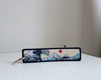 Schlüsselanhänger The great wave keychain Welle