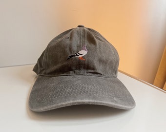 Berretto da baseball in stile vintage, piccione, cappello lavato in pietra, piccione piccione viaggiatore