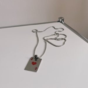 Speelkaarten Ketting Poker sieraden Geluksbrenger