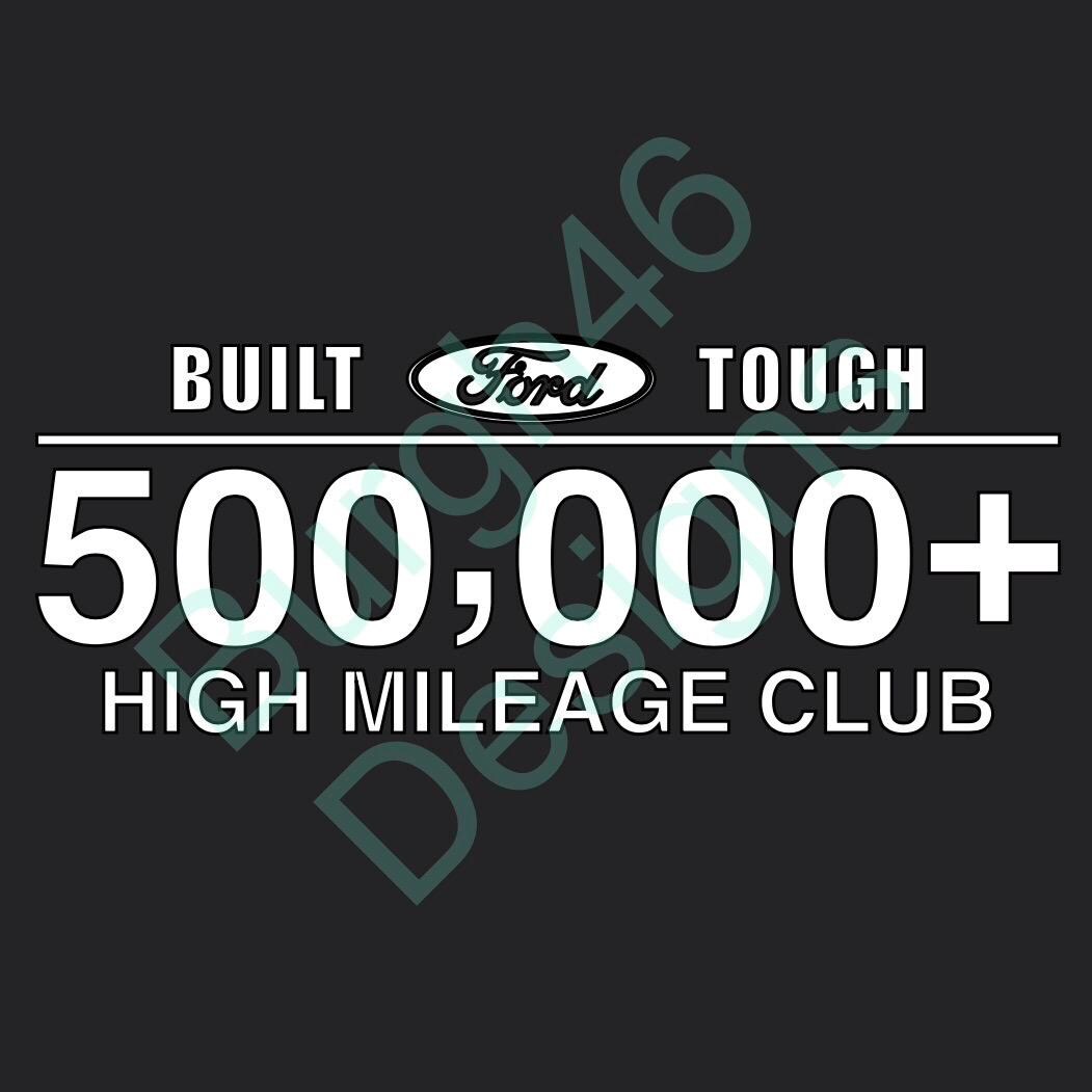 thumbnail image 2 of ‘Built Ford Tough’ Vinyl Decal Sticker – 5x8.5 Inches – For Trucks, SUVs, Cars 2 of 5