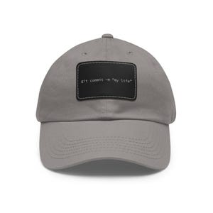 Grappige Git Commit pet, leren patch pet voor software engineers, Git Push pet voor techneuten, minimalistisch cadeau voor ontwikkelaars, baseballpet voor programmeurs afbeelding 20