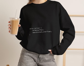 Sweat-shirt humoristique pour programmeur, cadeau pour ingénieur logiciel, col rond, étudiant en informatique, humour technologique
