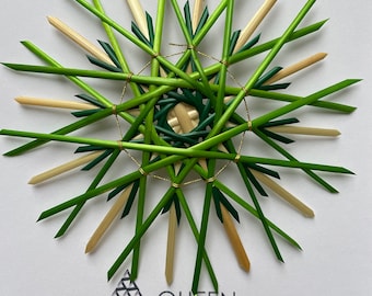 Customizable Handmade Wheat Straw Star