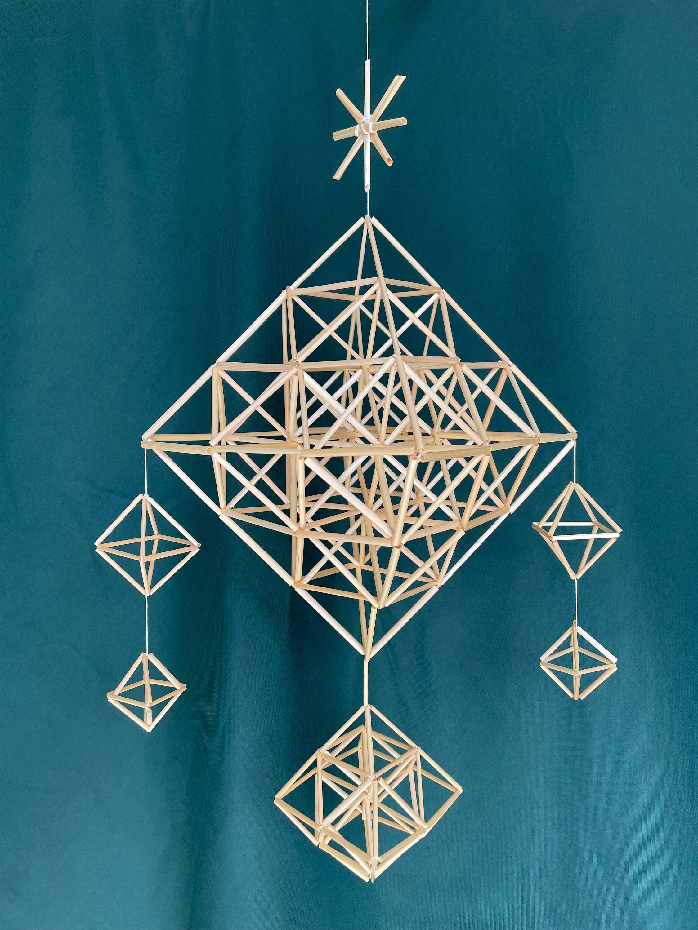 A Drinking Straw Star Ornament That Is Perfect Anytime - creative jewish mom