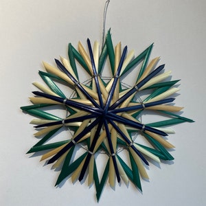 Customizable Handmade Wheat Straw Star - Choose Your Colors