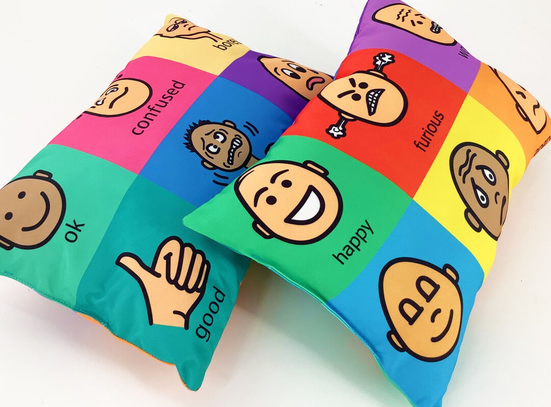 Feelings Cushion. Sensory Learning Exploring Feelings and Emotions