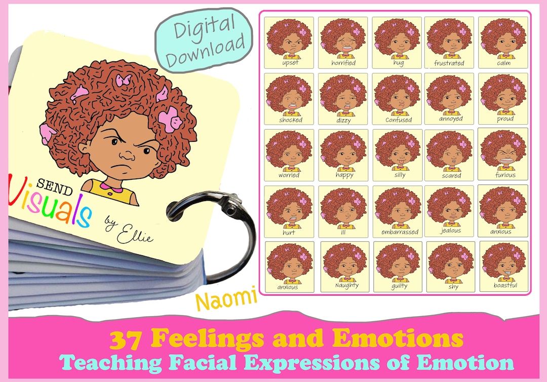 Facial Expression Autism Teaching Resource Flashcards. Helping Etsy