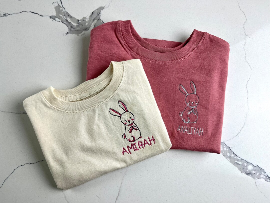 Custom Embroidered Tshirts for Babies, Toddlers and Kids Etsy