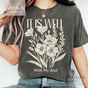 It is Well With My Soul boho Christian Sweatshirts It is Well With My Soul boho Christian Sweatshirts