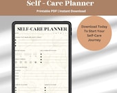 Self-Care Planner, Self Care Tracker, Habit Tracker, Goals Tracker, Self Care Journal, Wellness Plan, Self Care Calendar, Reflection Journal