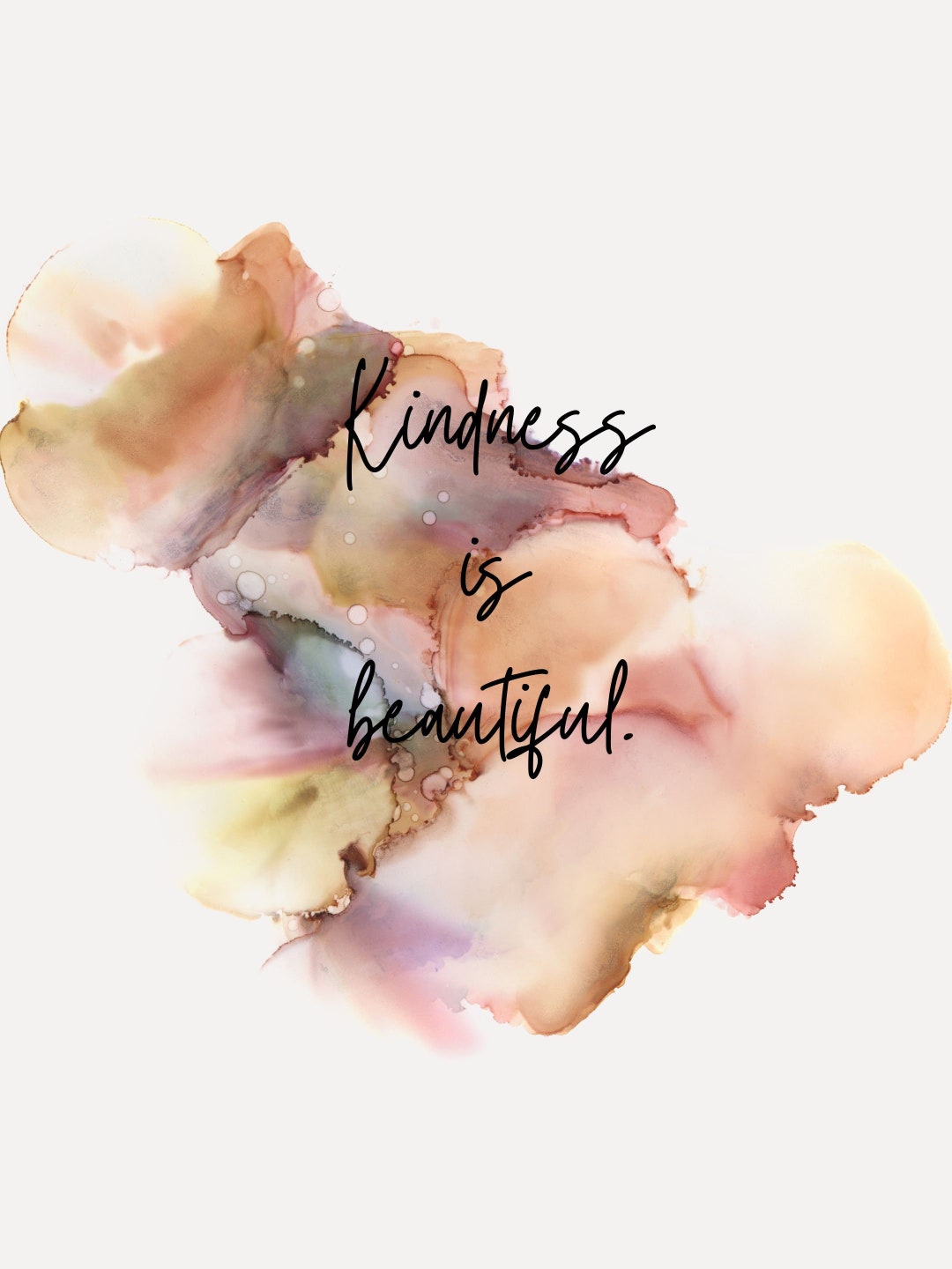 Kindness is Beautiful - Etsy