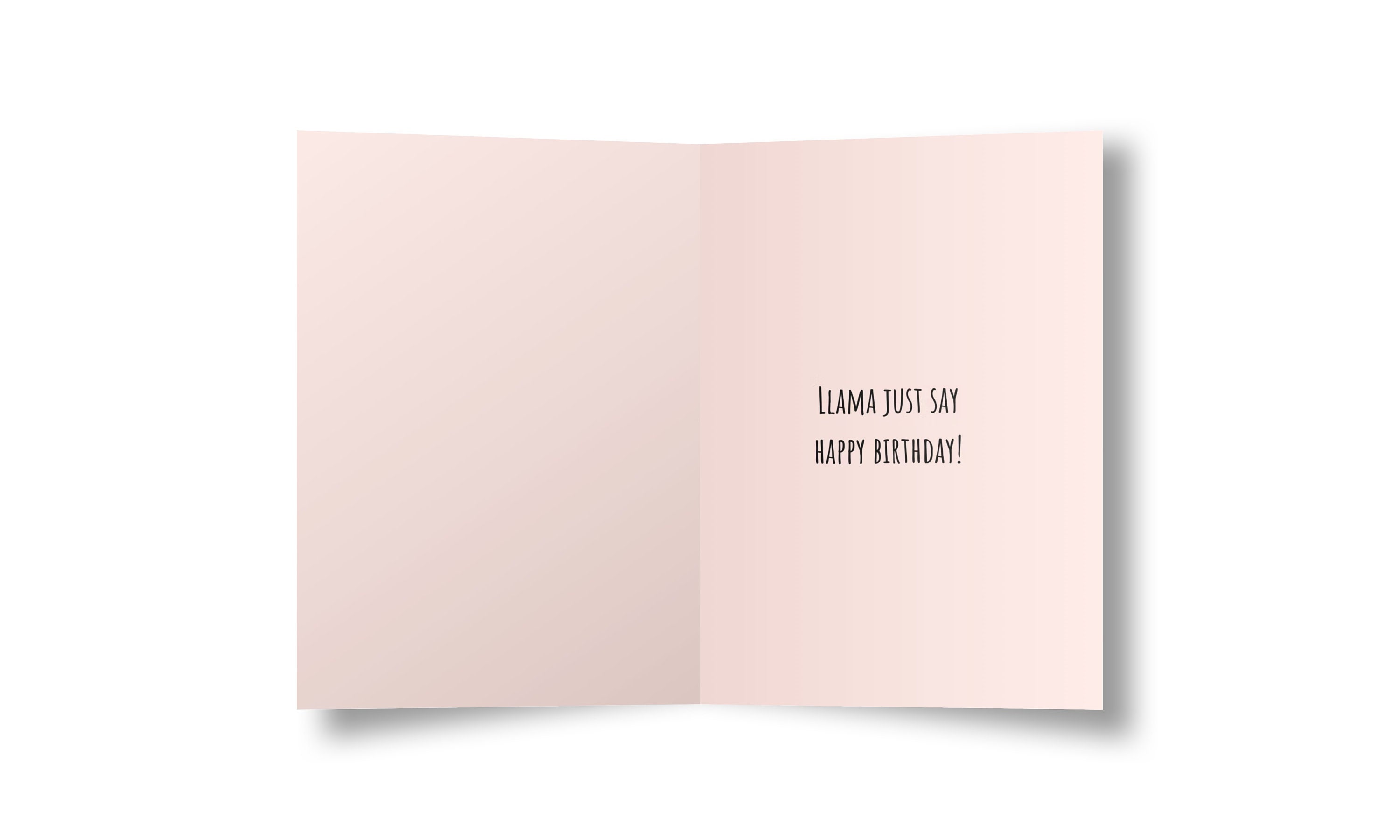 Printable Llama Happy Birthday Card Digital Download - Etsy