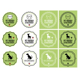 carteles Pet Friendly imagen 1