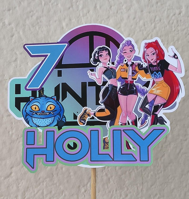 Topper Animation Personalized Character Cake Topper - Etsy