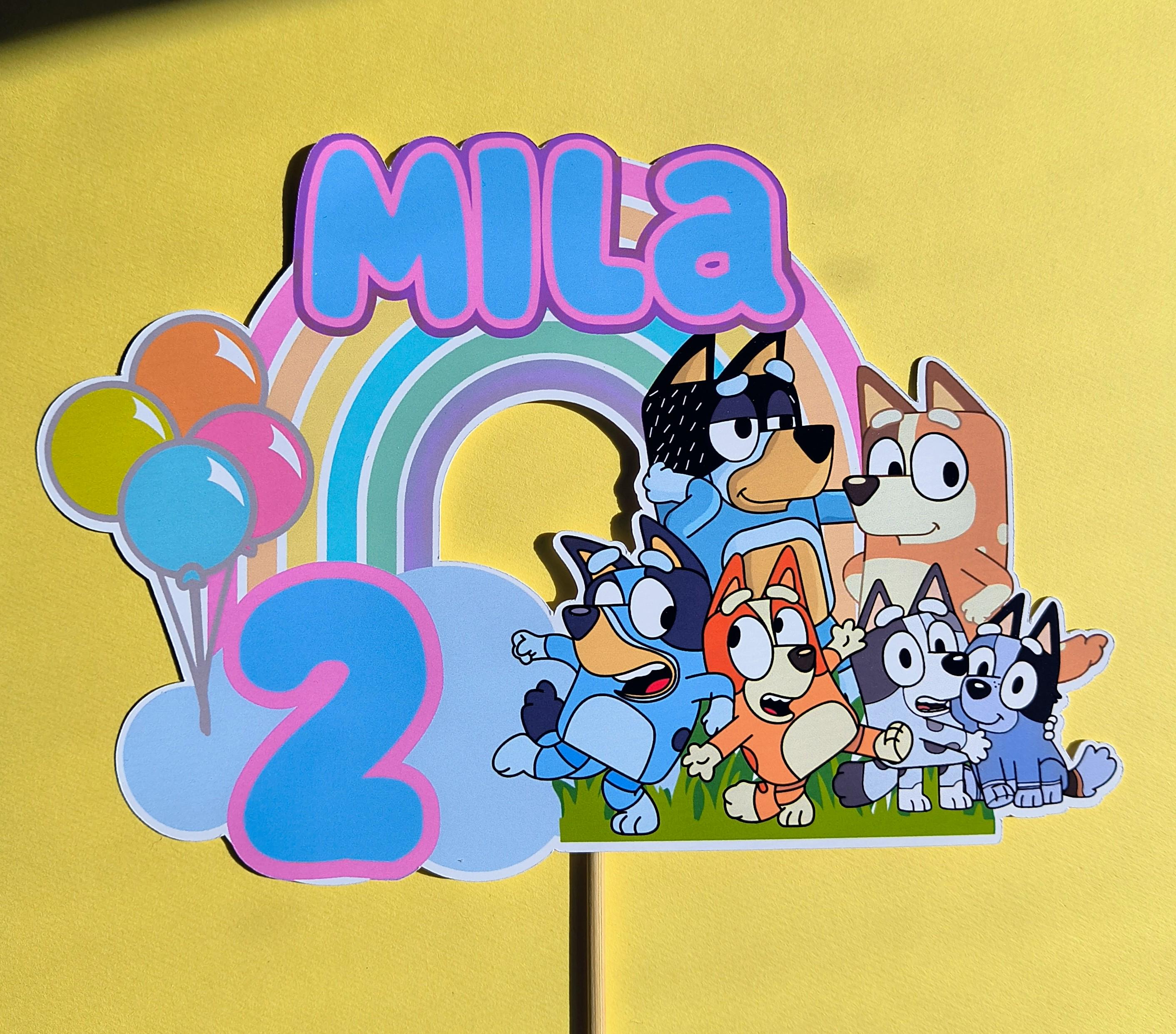 Personalized Character Cake topper