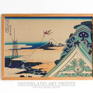 Toto Asakusa Honganji by Katsushika Hokusai - Japanese Art - Japanese Painting - Vintage Wall Art - Wall Art Printable - Vintage Painting