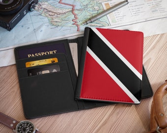 Trinidadian Passport Cover, Custom Passport Holder, RFID Passport Blocking Cover