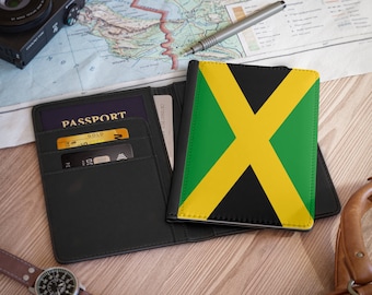 Jamaican Passport Cover, Custom Passport Holder, RFID Passport Blocking Cover