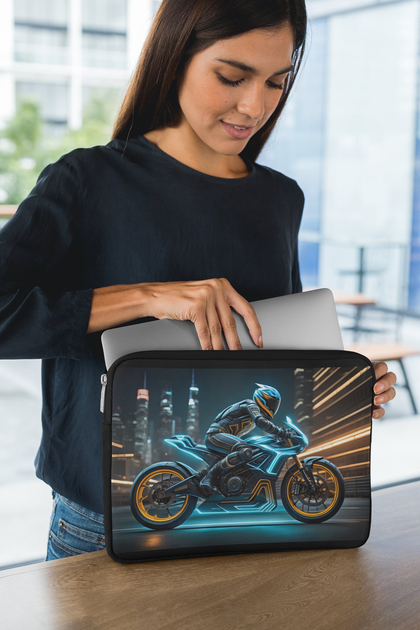 Motorcycle Bike Laptop Case Sleeve for iPad and MacBook - Etsy